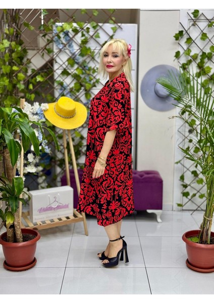 RM18138 Viskon Roma Elbise modelleri