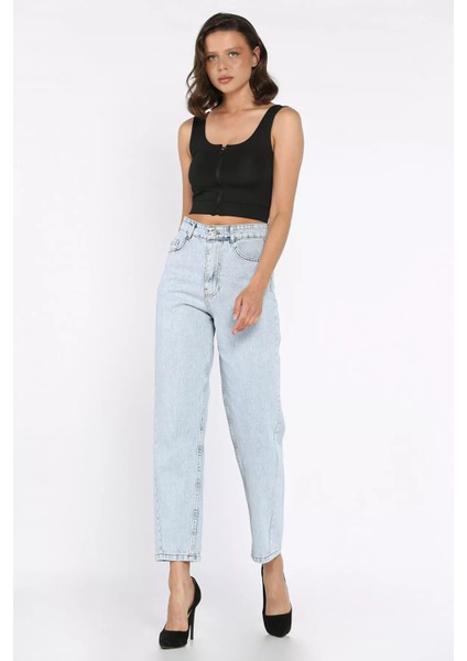 Kadın Mom Jean Kot Pantolon P-00017774 fiyatları