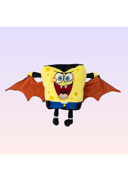 Sünger Bob Kare Pantolon Legendary Halloween Yarasa – 12 cm Peluş