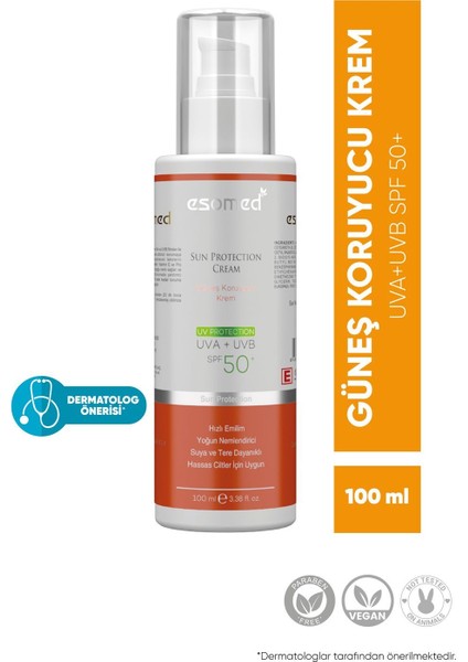Yüksek Koruyucu Nemlendirici Spf50 Uva Uvb Leke Bırakmayan Güneş Kremi 100 ml fiyatları
