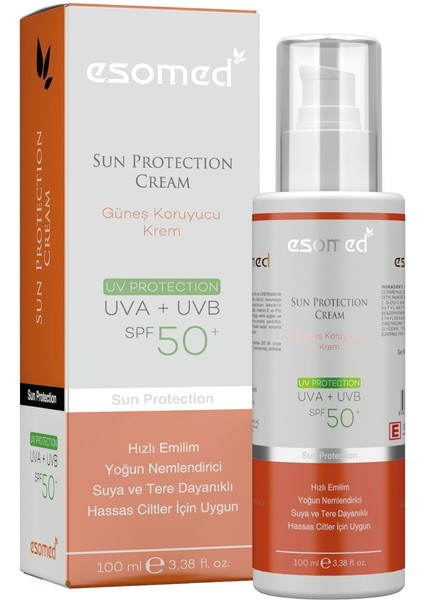 Yüksek Koruyucu Nemlendirici Spf50 Uva Uvb Leke Bırakmayan Güneş Kremi 100 ml modelleri