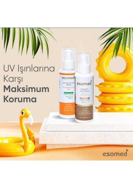 Yüksek Koruyucu Nemlendirici Spf50 Uva Uvb Leke Bırakmayan Güneş Kremi 100 ml