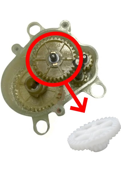 Fakir Sms 1017 Blender Dişli Kutusu Hareket Aktarıcı Çift Dişlisi