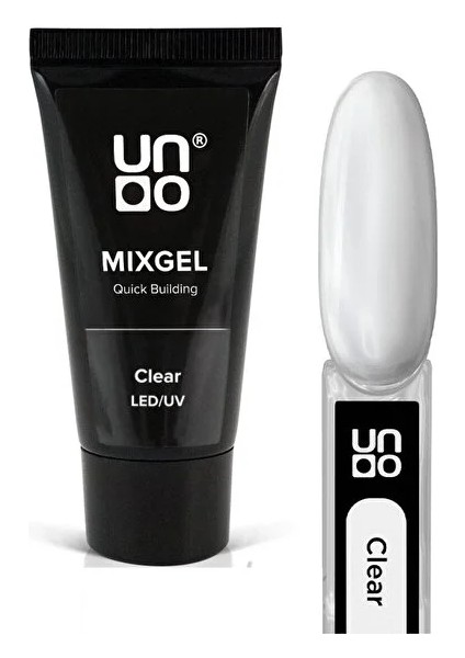 Uno Poly Jel Clear Şeffaf 30G+PROTEZ Tırnak Tips Üst Form Jel Tips +Basecoat-Topcoat-Primer fiyatları