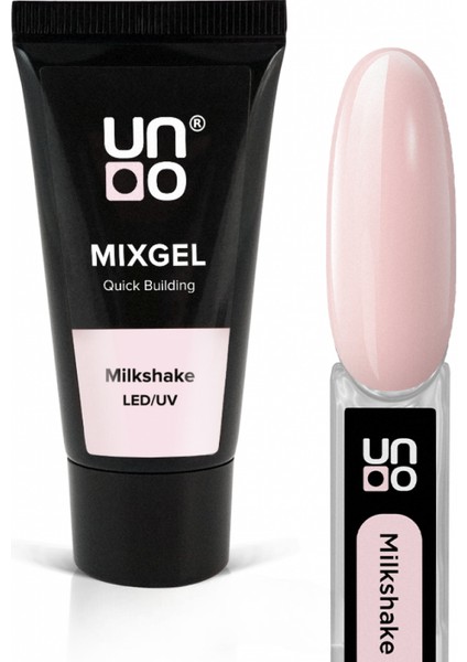 Uno Polyjel Milkshake 30G+PROTEZTIRNAK Tips Üstform Jeltips+Basecoattopcoatprimerdehydrator fiyatları