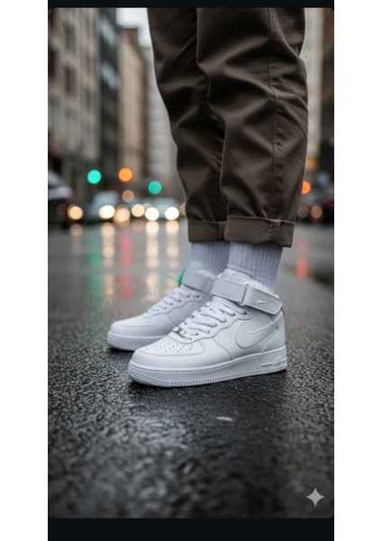 Nike Air Force Beyaz Unisex Sneaker Spor Ayakkabı