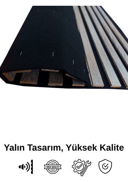 Mdf Ahşap Akustik Puvar Paneli 60X275 cm fiyatları