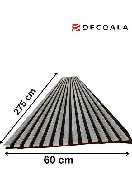 Mdf Ahşap Akustik Puvar Paneli 60X275 cm modelleri