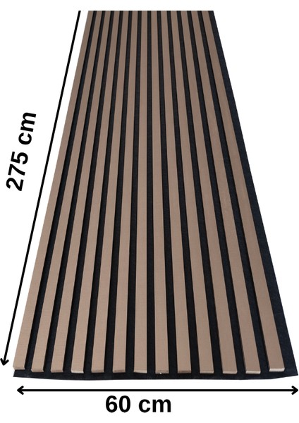 Mdf Ahşap Akustik Puvar Paneli 60X275 cm modelleri