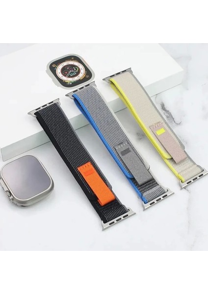 Ally Apple Watch 7-8 41MM 6-5-4 40MM Field Loop Kayış Kordon 3-2-1 38MM-(5775) modelleri