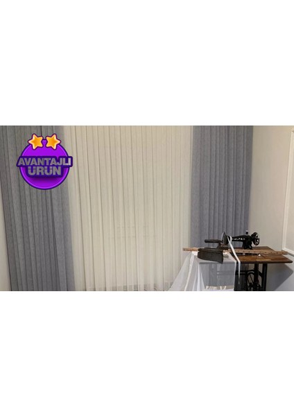 Nivemeshome Mızraklı FIR0914 AR03102 V-102 1/3 Sık Pileli Tül Perde Apm