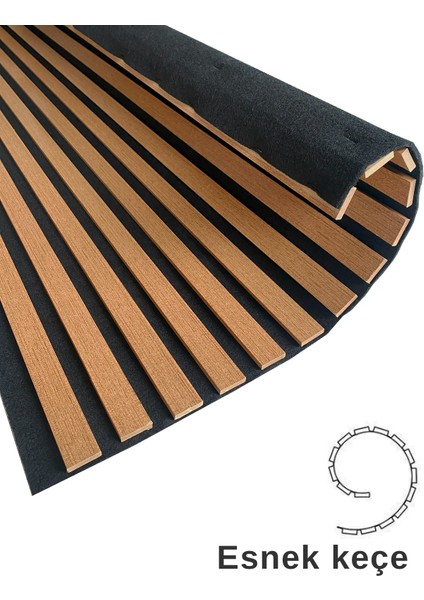 Mdf Ahşap Akustik Puvar Paneli 60X275 cm fiyatları