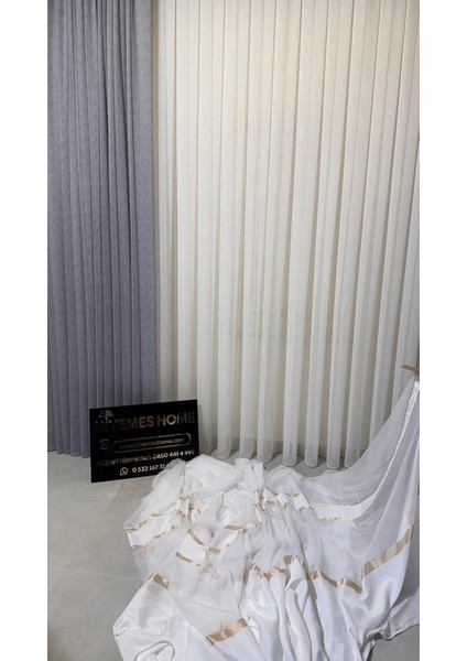 Nivemeshome Mızraklı FIR0914 AR03102 V-102 1/3 Sık Pileli Tül Perde Apm