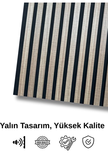 Mdf Ahşap Akustik Puvar Paneli 60X275 cm - Ozigo fiyatları