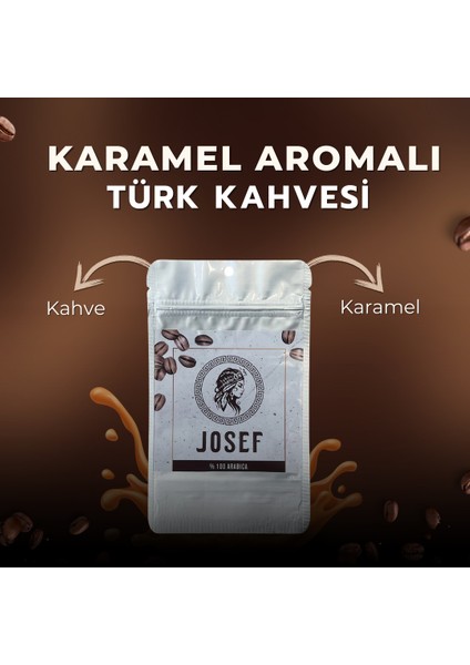 Karamel Aromalı Türk Kahvesi (Öğütülmüş) 100 Gr.