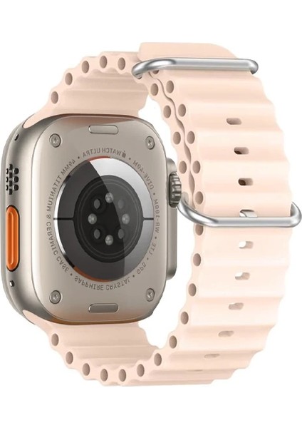 Ally Apple Watch 7-8 45MM 6-5-4 44MM Watch Ultra 49MM Marine Silikon Kayış Kordon 3-2-1 42MM-(5775) modelleri