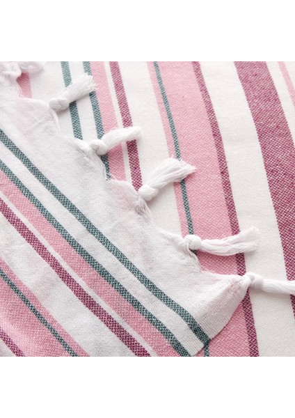 Montre Çift Kişilik Peştemal Pike Fuşya 180X220 cm