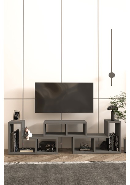 Tetris Tv Ünitesi,çok Amaçlı Ünite,kitaplık,portatif Minifix Kurulum