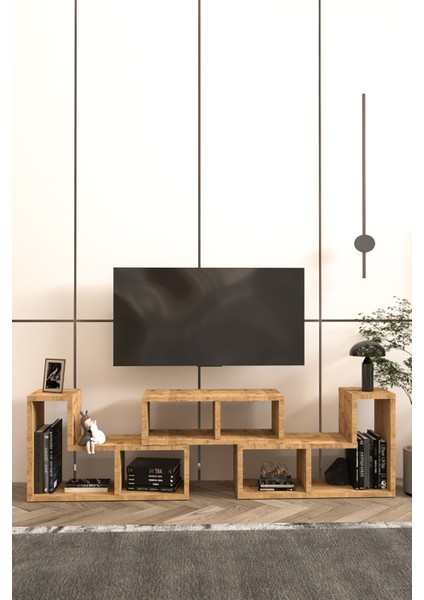 Tetris Tv Ünitesi,çok Amaçlı Ünite,kitaplık,portatif Minifix Kurulum