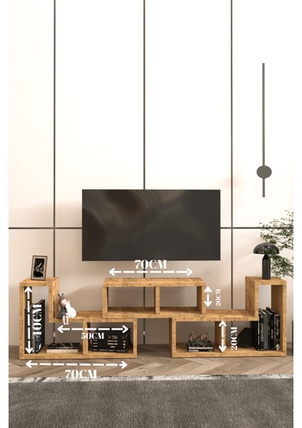 Tetris Tv Ünitesi,çok Amaçlı Ünite,kitaplık,portatif Minifix Kurulum indirimleri