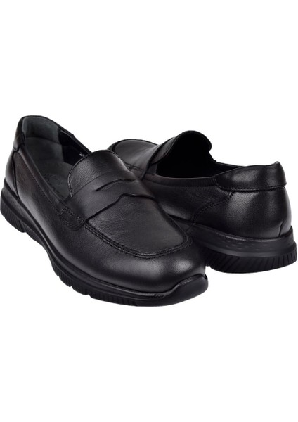 Hakiki Deri Comfort Makosen Kadın Ayakkabı For-Gola Siyah indirimleri