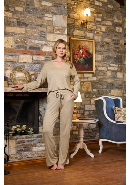 Kadın Haki Pijama Takım 26225 fiyatları