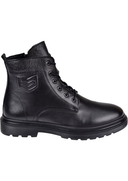 Hakiki Deri Postal Erkek Bot VOY-1034 Siyah fiyatları