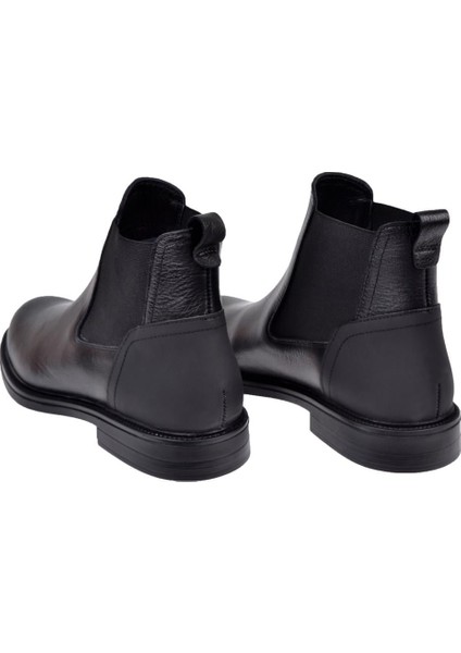 Hakiki Deri Chelsea Erkek Bot VOY-476 Siyah indirimleri