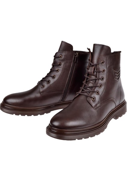 Hakiki Deri Postal Erkek Bot VOY-1034 Kahve fırsatları