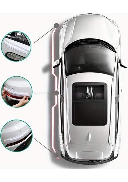 Araba Tampon Koruyucu – Karbon Desenli Siyah & Beyaz | Çizik Önleyici, Şık & Dayanıklı modelleri