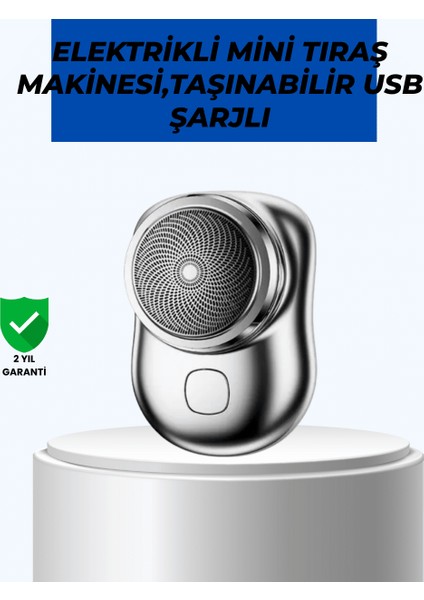 Mikro Titreşim Motorlu, Düşük Sesli, USB Girişli Tıraş Makinesi