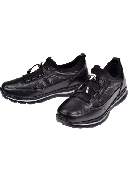 Hakiki Deri Hafif Taban Kadın Ayakkabı VOY-9733 Siyah fırsatları