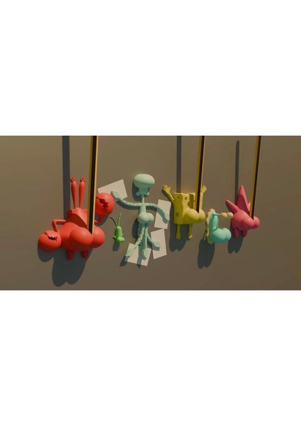 Sünger Bob Tüm Karakterler Buzdolabı Magnet Seti