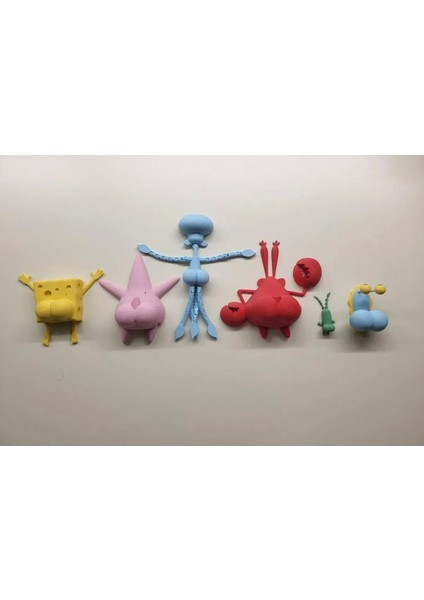 Sünger Bob Tüm Karakterler Buzdolabı Magnet Seti fiyatları