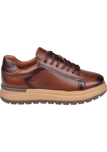 Hakiki Deri Erkek Spor Ayakkabı Sneaker VOY-387 Taba fiyatları