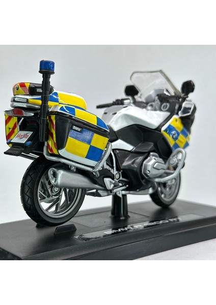 Bmw R1200RT Czech Polisi 1:18 Diecast Motosiklet Model – Lisanslı Metal Maket Oyuncak modelleri