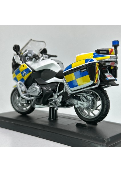 Bmw R1200RT Czech Polisi 1:18 Diecast Motosiklet Model – Lisanslı Metal Maket Oyuncak indirimleri