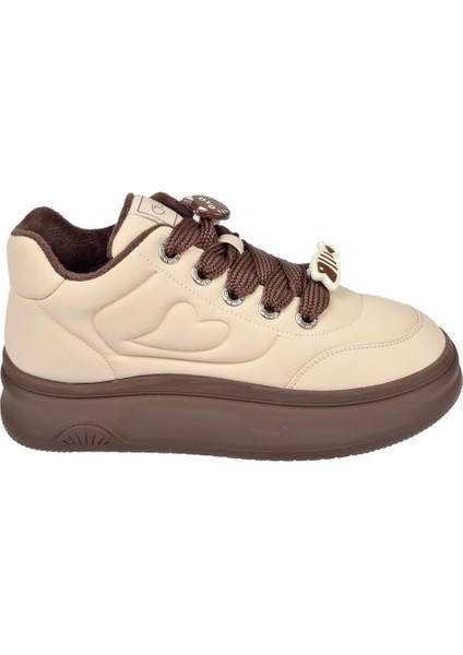 Içi Polar Kadın Spor Ayakkabı Sneaker GJ-25K421 Bej fiyatları