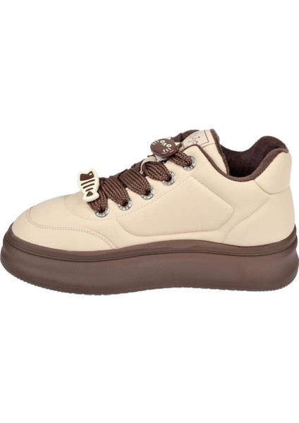 Içi Polar Kadın Spor Ayakkabı Sneaker GJ-25K421 Bej modelleri
