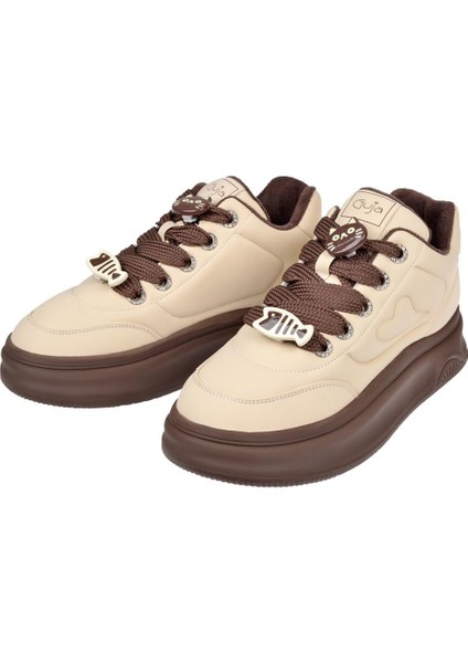 Içi Polar Kadın Spor Ayakkabı Sneaker GJ-25K421 Bej fırsatları