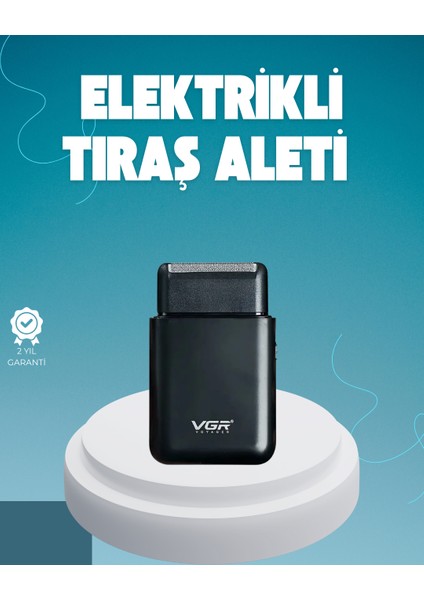 Taşınabilir Mini Elektrikli Tıraş Makinesi | Sessiz ve Güçlü Motor
