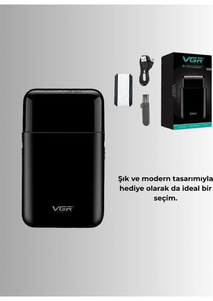 Taşınabilir Mini Elektrikli Tıraş Makinesi | Sessiz ve Güçlü Motor indirimleri