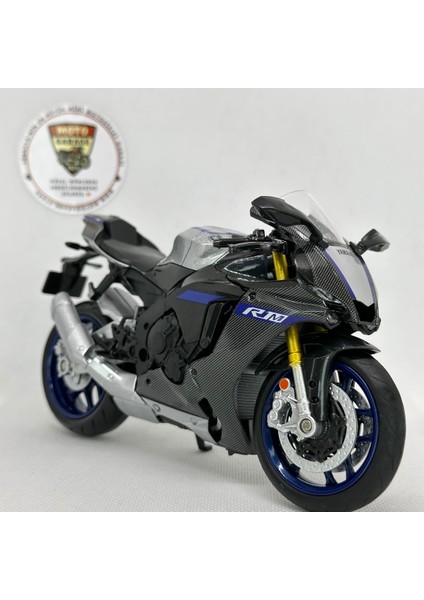 Yamaha YZF-R1M 1:12 Diecast Motosiklet Model – Lisanslı Metal Maket Oyuncak & Koleksiyonluk Biblo