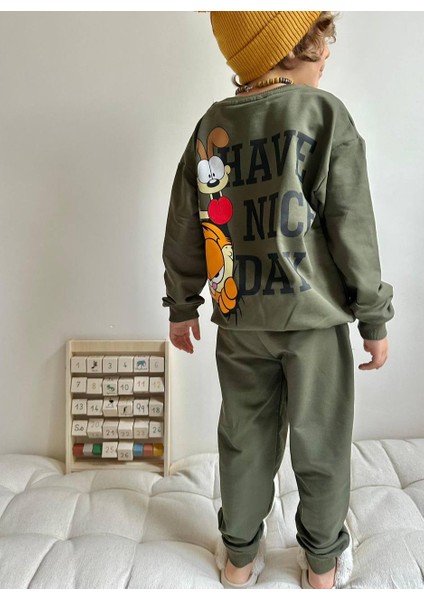 Yigit Butik Garfield Baskılı Erkek Çocuk Takım fiyatları