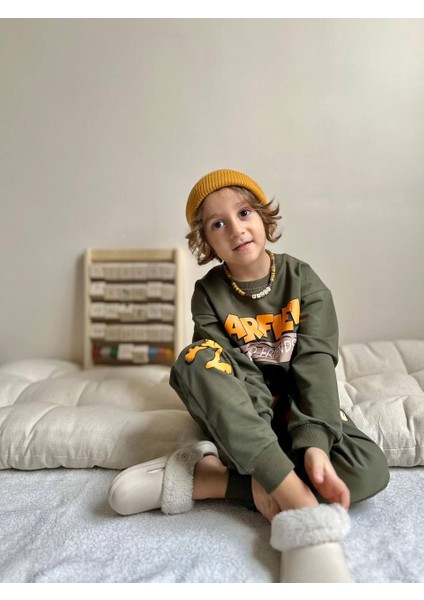 Yigit Butik Garfield Baskılı Erkek Çocuk Takım modelleri