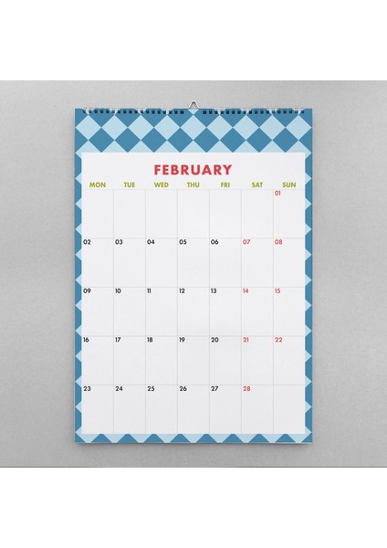 2026 Duvar Takvimi, Aylık Planlayıcı Takvim, 33X48 cm & A4 Takvim, Renkli Soyut Modern Sanat Duvar Takvimi fiyatları