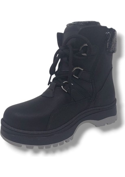 Alexis Siyah Kız Çocuk Kürklü Bot modelleri