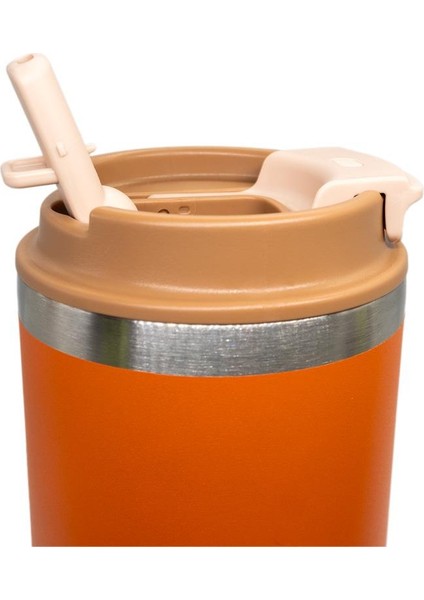 0195 Pipetli Kahve Termosu 0.48 Lt - Turuncu modelleri