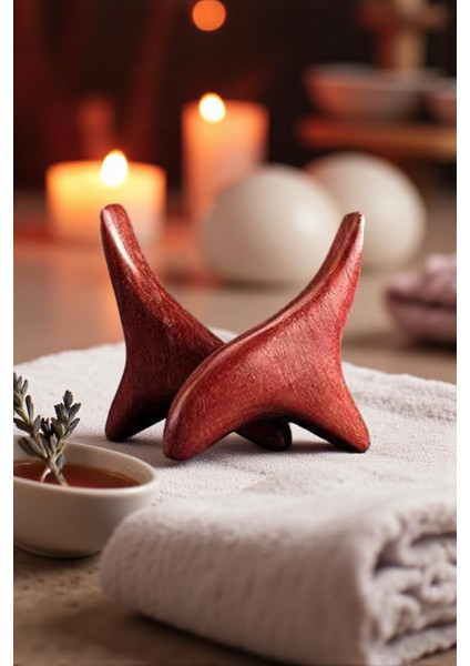 Ahşap Refleksoloji & Güzellik Masaj Aleti – Yüz, El, Ayak, Sırt ve Boyun İçin Rahatlatıcı Terapi