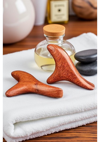 Ahşap Refleksoloji & Güzellik Masaj Aleti – Yüz, El, Ayak, Sırt ve Boyun İçin Rahatlatıcı Terapi